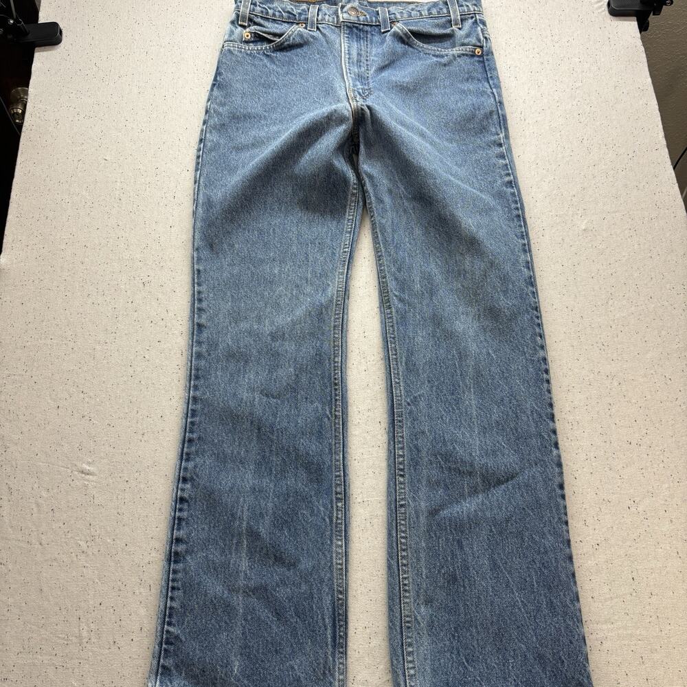 Vintage Levis 517 Orange Tab Bootcut Jeans Men 34x32 Made in USA 1997 575 Vtg - Picture 3 of 6